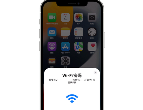环江苹果15维修店分享iPhone15如何共享Wi-Fi密码 